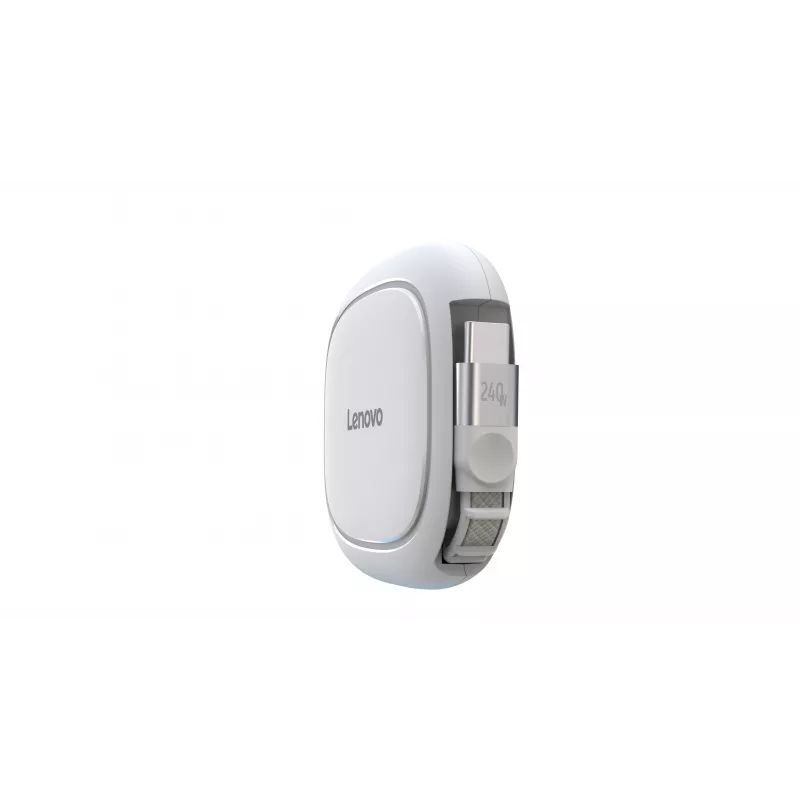 Lenovo 240W USB-C ištraukiamas kabelis, baltas