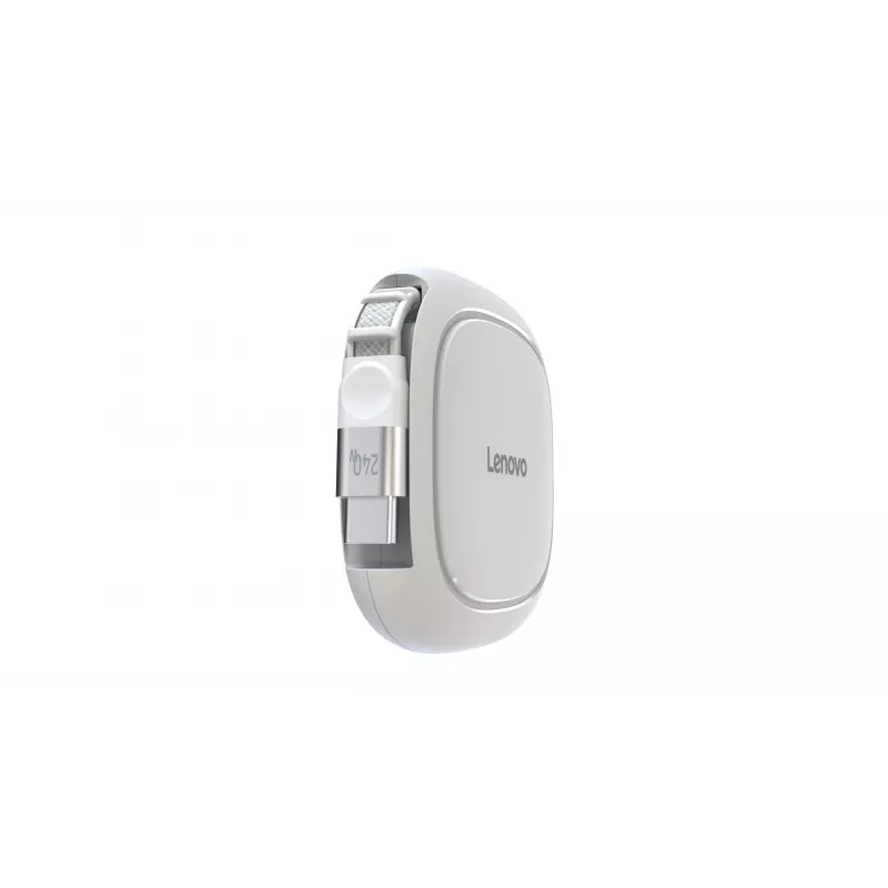 Lenovo 240W USB-C ištraukiamas kabelis, baltas