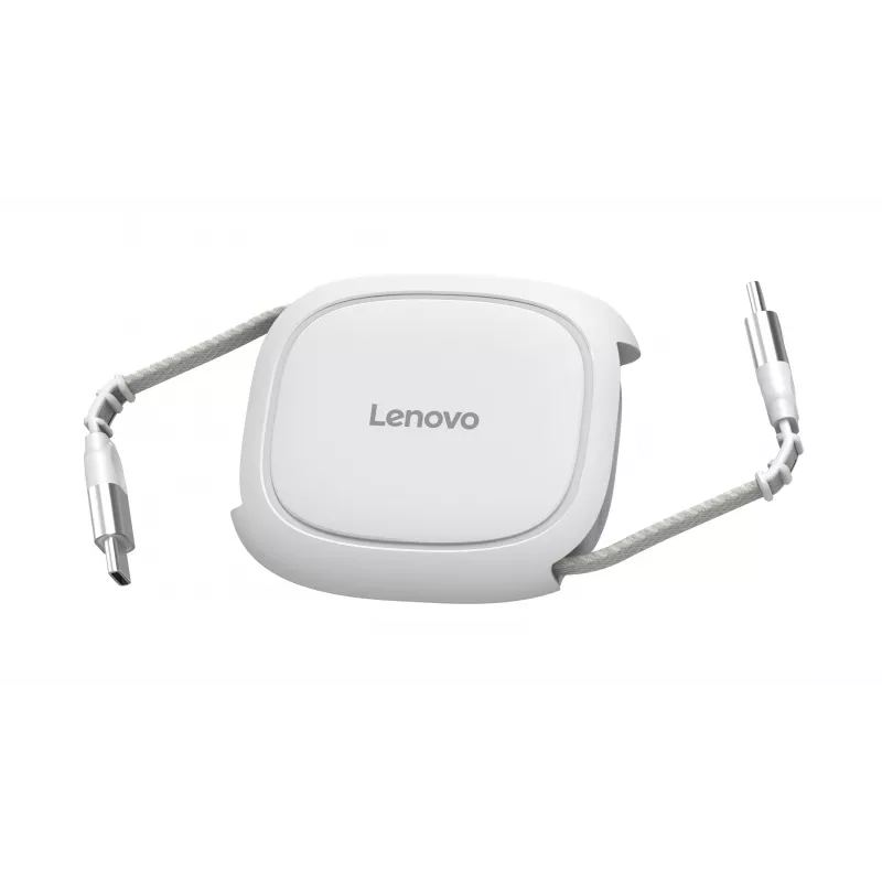 Lenovo 240W USB-C ištraukiamas kabelis, baltas