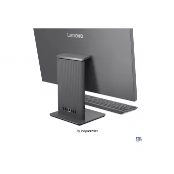 Lenovo IdeaCentre AIO 27IPH11 27 colių QHD All-in-One kompiuteris - Intel Core Ultra 7 355, 32GB LPDDR5X, 1TB SSD, Intel Graphics, Windows 11 Home, pilka (Luna Grey), angliška klaviatūra, 2 metų garantija