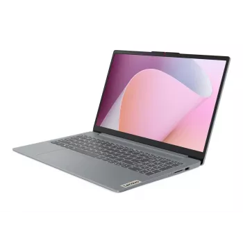 Lenovo IdeaPad Slim 3 15AMN8 15.6 inch FHD IPS nešiojamas kompiuteris, AMD Ryzen 5 7520U, 8GB LPDDR5, 512GB SSD, Radeon 610M, Windows 11 Home, Arctic Grey