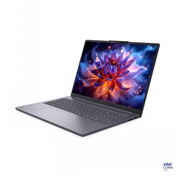 Lenovo IdeaPad Slim 3 16IPH11 16 colių WUXGA IPS nešiojamas kompiuteris, Intel Core Ultra 5 322, 16GB RAM, 512GB SSD, Luna Grey, Windows 11 Home, be maitinimo adapterio