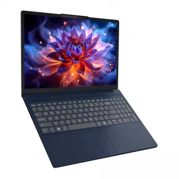 Lenovo IdeaPad Slim 3i 15,3 colio WUXGA IPS 400nits 60Hz AG nešiojamasis kompiuteris - Intel Core Ultra 5 322, 16GB DDR5 5600, 512GB SSD, integruota Intel grafika, 1080p kamera, 60Wh, be OS, Cosmic Blue