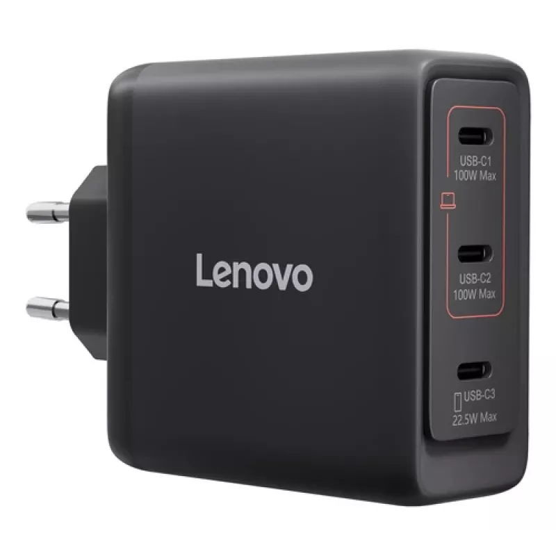 Lenovo daugiaprievadis USB-C 100 W GaN įkroviklis (40AW100BEU)
