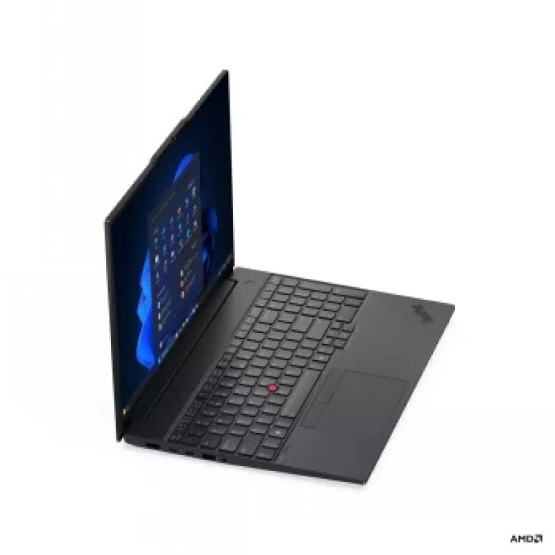 Lenovo ThinkPad E16 G4 AMD 16 colių WUXGA IPS nešiojamasis kompiuteris - AMD Ryzen AI 5 330, 16GB DDR5, 512GB SSD, AMD Radeon 820M, Windows 11 Pro, juodos spalvos, nordiška klaviatūra