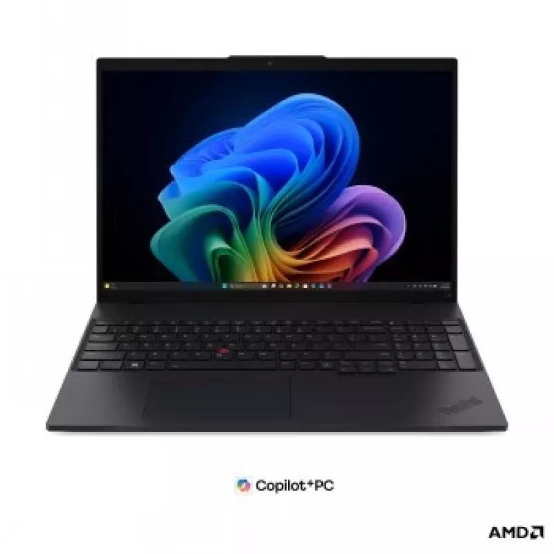 Lenovo ThinkPad L16 Gen 3 (AMD) Copilot+ PC 21XC0036MX nešiojamas kompiuteris, 16 colių WUXGA IPS, AMD Ryzen AI 7 445, 24GB DDR5, 512GB SSD, Windows 11 Pro, skandinaviška klaviatūra