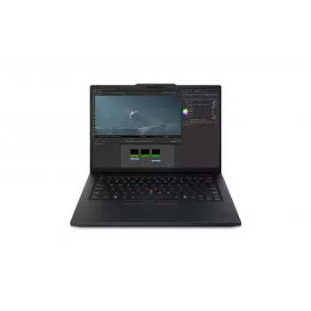 Lenovo ThinkPad P14s Gen 7 14,5 inch WUXGA nešiojamas kompiuteris, Intel Core Ultra 7 356H, 16GB RAM, 512GB SSD, NVIDIA RTX PRO 500 Blackwell Generation 6GB, Windows 11 Pro, Šiaurės šalių apšviesta klaviatūra, Juoda, Pirštų atspaudų skaitytuvas