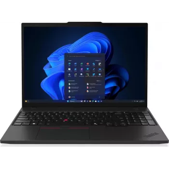 Lenovo ThinkPad T16 Gen 4 22AW verslo nešiojamas kompiuteris, 16 colių WUXGA IPS, Intel Core Ultra 5 228V, 32GB RAM, 512GB SSD, Windows 11 Pro, Thunderbolt 4, apšviesta klaviatūra