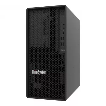 Lenovo ThinkSystem ST45 V3 7DH5 Tower Server – AMD EPYC 4124P 12-core, 16GB DDR5 ECC, 8x 3.5 inch Non-Hot-Swap Bays, No OS