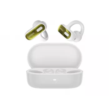 Lenovo X500 Open-Ear „Clip-On“ belaidės ausinės su mikrofonu – baltos | Kur.lt
