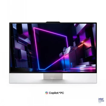 Lenovo Yoga AIO Ultra X7 All-in-One kompiuteris, 31,5 colio UHD OLED jutiklinis ekranas, Intel Core Ultra 7, 32GB RAM, 1TB SSD, Windows 11 Home, Seashell