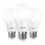 LEPRO 100089-WW-EU-3 LED lemputė, E27, A60, 8,5W (60W), 806 lm, 2700K šiltai balta, 180°, 3 vnt. pakuotė