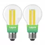 LEPRO 100094-WW-EU-2 E27 kaitinamojo siūlo LED lemputė, 7,2W (atitinka 100W), 1521 lm, 2700K šilta balta, energijos klasė A, 2 vnt. pakuotė