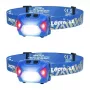 LEPRO 320014-B-2 USB įkraunamas LED žibintuvėlis-galvinė lemputė, 300 lm, 2 vnt.