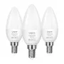 LEPRO 600059-WW-EU-3 LED lemputė E14 C37 4,2W (40W atitikmuo) 470lm 2700K šilta balta 250° šviesos sklaidos kampas, 3 vnt. pakuotė