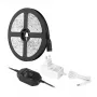LEPRO PR4100067-DW-EU 5 m šiltai baltos spalvos LED juostos rinkinys su reguliuojamu ryškumu 3000K SMD 2835, 12V 24W 1200lm, 3M lipniu sluoksniu, nuotoliniu reguliatoriumi ir maitinimo šaltiniu, IP20