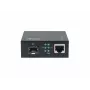 LevelONE GVM-2000 Smart Gigabit RJ45–SFP medijos keitiklis, tinkamas 19 colių stovo montavimui, 10/100/1000 Mbps