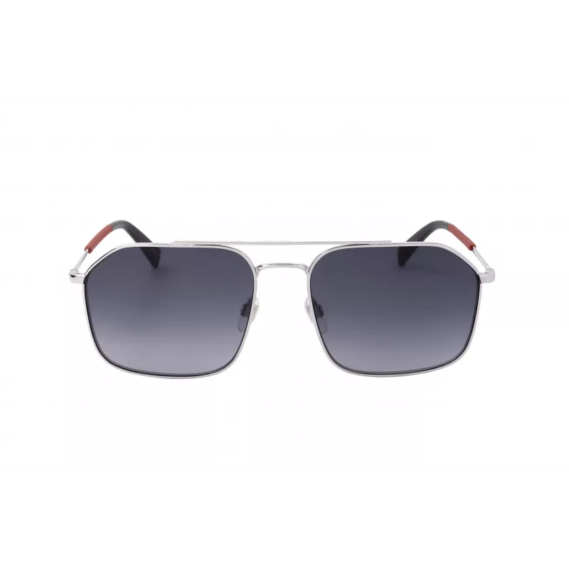 Levi's LV-1021-S-RD Unisex akiniai - juodas rėmelis, pilki lęšiai, 58 mm