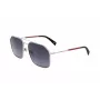 Levi's LV-1021-S-RD Unisex akiniai - juodas rėmelis, pilki lęšiai, 58 mm