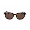 LEVI'S LV-1022-S-086 Unisex stačiakampiai akiniai nuo saulės – Havana rėmelis, rudi lęšiai, 51 mm