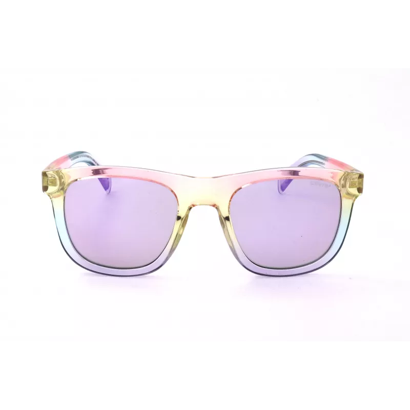 LEVI'S LV-1023-S-F74 Uniseks akiniai nuo saulės Havana acetato rėmelis pilki polikarbonato lęšiai 53mm