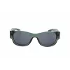 LEVI'S LV-1033-S-1ED Unisex stačiakampiai akiniai nuo saulės – juodas rėmelis, pilki lęšiai, 53 mm