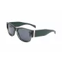 LEVI'S LV-1033-S-1ED Unisex stačiakampiai akiniai nuo saulės – juodas rėmelis, pilki lęšiai, 53 mm