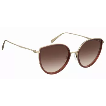 Levi's LV5011S09QF7H Moteriški Akiniai Nuo Saulės Havana Acetatas Rudas Gradientas 56/17/145 mm