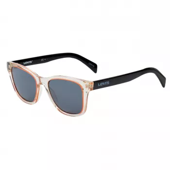 LEVIS LV1002S40GF3I Unisex Sunglasses - Black Frame, Grey Lens, 53mm