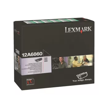 Lexmark Black Original Toner Cartridge LRP (12A6860)