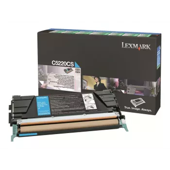 Originalus „Lexmark C5220CS“ žalsvai mėlynas (cyan) tonerio kasetė