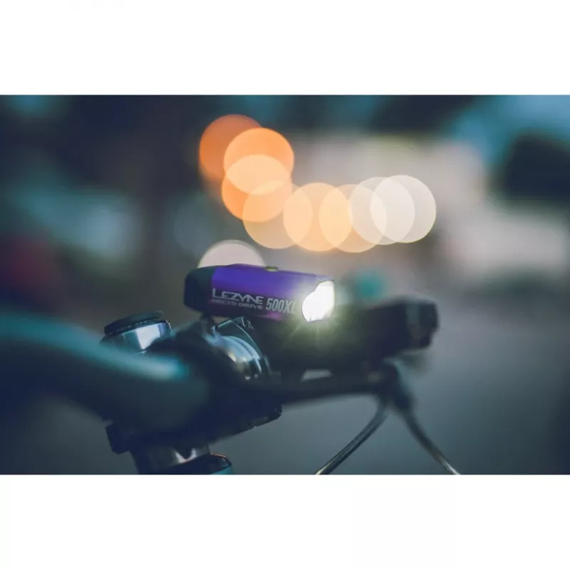 Lezyne LED priekinis dviračio žibintas Hecto Drive 500XL 500 lm USB - juodas