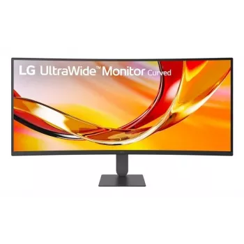 LG 34U620B-B 34 inch UltraWide WQHD VA Creptas Monitorius, 3440x1440, 144Hz, 5ms, HDR10, FreeSync Premium, 2x HDMI, DisplayPort, Juodas