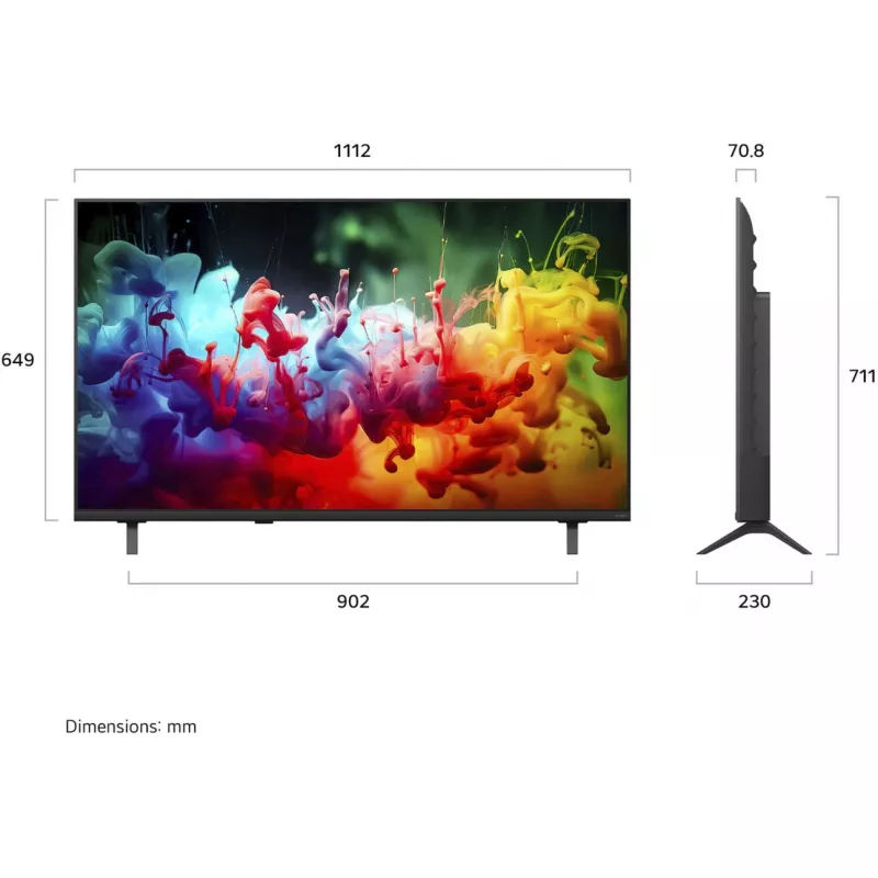 LG 50QNED7EB3C 50 colių QNED 4K išmanusis televizorius