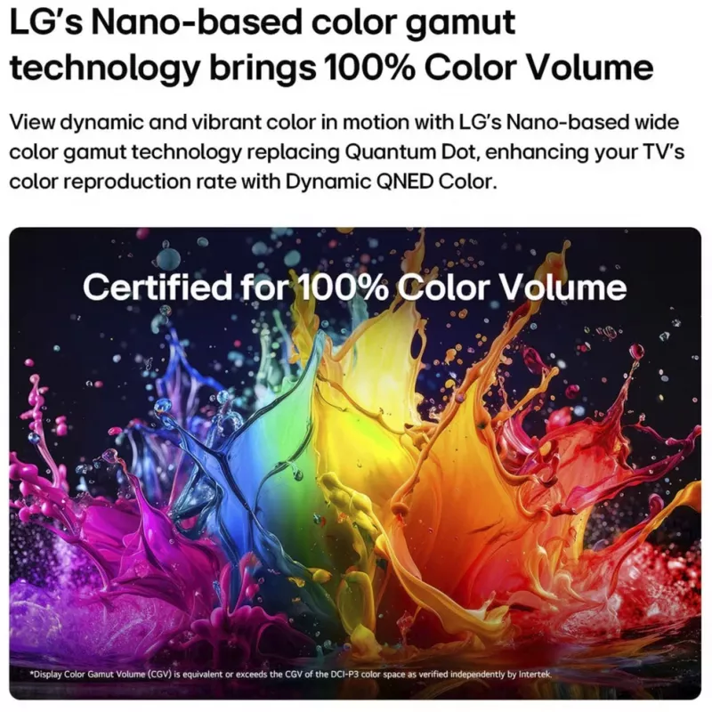 LG 50QNED7EB3C 50 colių QNED 4K išmanusis televizorius