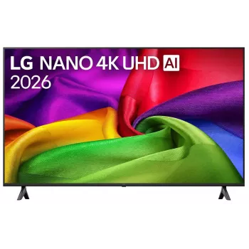 LG 85NU800B3LA 85 colių 4K UHD išmanusis televizorius su webOS ir AI procesoriumi, juodos spalvos