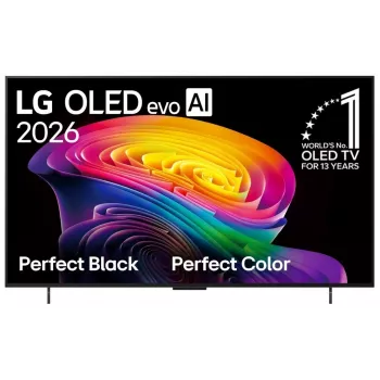 LG OLED42C61LA 42 colių (106 cm) 4K OLED evo išmanusis televizorius su α9 AI procesoriumi 4K Gen6, webOS 23, 120Hz, Dolby Vision ir Atmos, 4 HDMI 2.1, 40W 2.2ch garsu, G-Sync/FreeSync, 2023 m. modelis
