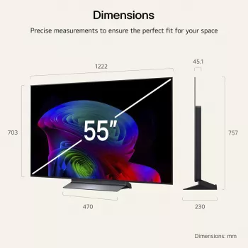 LG OLED55C6ELB.AEUD 55 colių 4K OLED televizorius, juodas, lenktas ekranas, trigubas imtuvas, 120 Hz, webOS 3.0