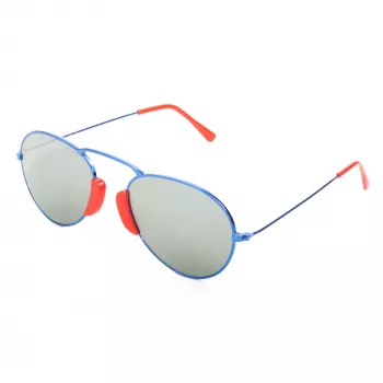 LGR AGADIR-BLUE08 Unisex akiniai nuo saulės Havana rėmelis mėlyni lęšiai 54/20/145 mm