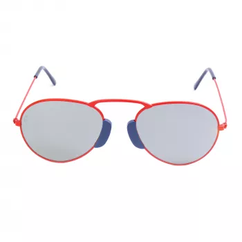 LGR Unisex Agadir Akiniai su Raudonais Stiklais Juodu Rėmeliu 54/20/145 mm