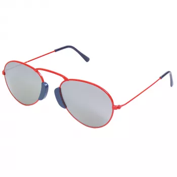 LGR Unisex Agadir Akiniai su Raudonais Stiklais Juodu Rėmeliu 54/20/145 mm