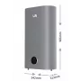 LI- LIN LIFVD1SMGY 80L universalus pilkas elektrinis vandens šildytuvas su Wi-Fi