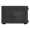 Lian Li DAN Cases B4 Wood Edition Mini bokštas, Micro-ATX, riešutmedžio priekinis skydelis, juodas