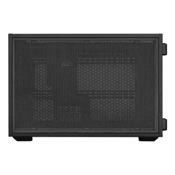 Lian Li DAN Cases B4 Wood Edition Mini bokštas, Micro-ATX, riešutmedžio priekinis skydelis, juodas