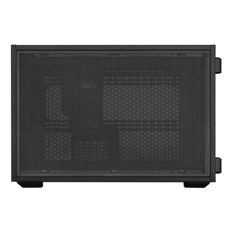 Lian Li DAN Cases B4 Wood Edition Mini bokštas, Micro-ATX, riešutmedžio priekinis skydelis, juodas