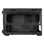 Lian Li DAN Cases B4 Wood Edition Mini bokštas, Micro-ATX, riešutmedžio priekinis skydelis, juodas