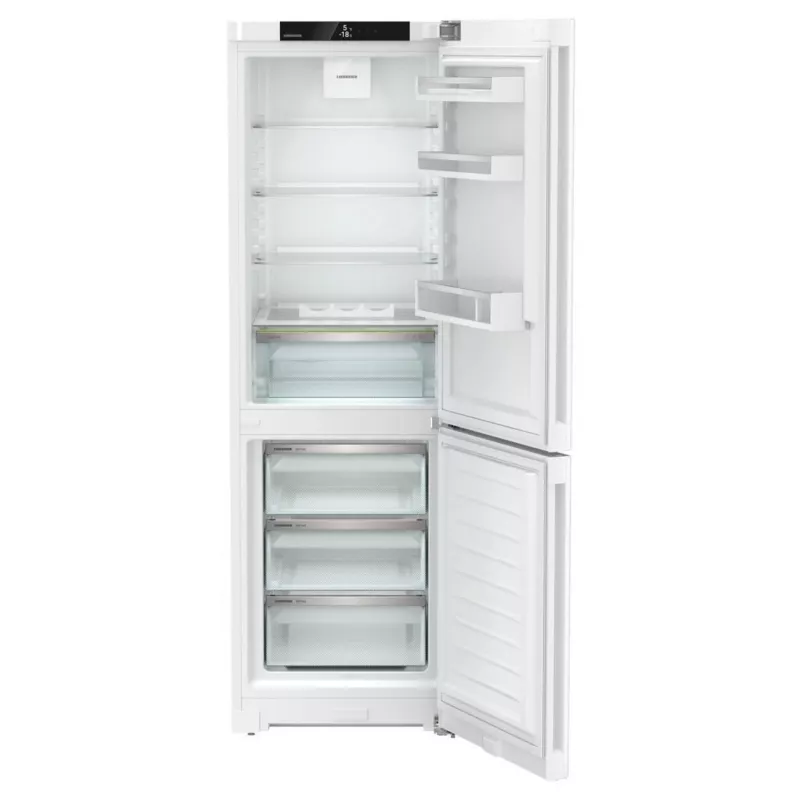 Liebherr CNd 5203 šaldytuvas su šaldikliu, 330 L, NoFrost, energijos klasė C, 35 dB, juodos spalvos
