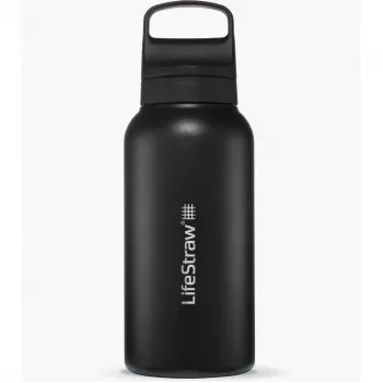 LifeStraw Go Series Stainless Steel 1L Nordic Noir Vandens Filtro Butelis