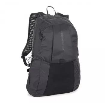 Lifeventure Packable Backpack ECO 25L Sulankstoma kelioninė kuprinė, 420D perdirbtas nailonas, juoda
