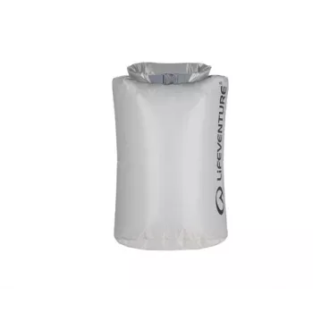 Lifeventure Ultralight DryBag 15L – pilka, IPX6 atsparus vandeniui, 50g